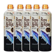 김하진의 참 맛있는 맛 The 진한 참치액 플러스, 오리지널, 5개, 1.05kg