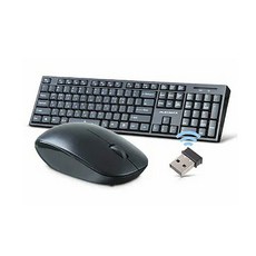 PLEOMAX AVEC-WMK110 무선 키보드 마우스 세트, AVEC-WMK110 블랙