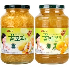 담터 꿀모과차 1kg + 꿀레몬차 1kg