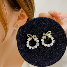 큐빅링귀걸이 TOP01