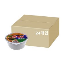 농심 육개장 사발면 24개