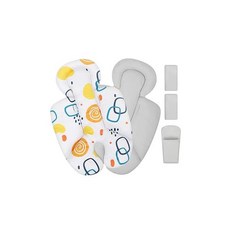 Infant Insert Compatible with 4Moms RockaRoo and MamaRoo Includes 3 Strap Pad Breathable Mesh Fa, one option, one option, 1개