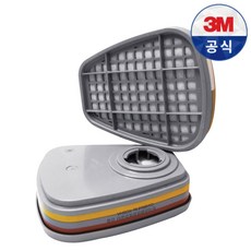 3M 방독면 필터 방독정화통, 1개