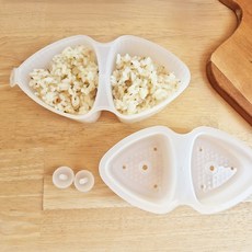 이노마타 삼각주먹밥 틀 (일본산), 1세트, 불투명
