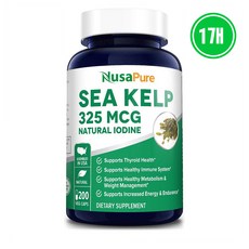 NusaPure 요오드 Kelp Laminaria spp 200캡슐, 1개, 상품상세 참조, 200정