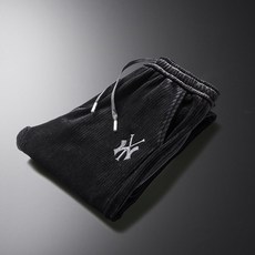 굿팀 벨벳 바지 겨울 골드 남자 두터운 융털 보온 배기 와이드 루즈핏 캐쥬얼 빅사이즈 츄리닝바지 트레이닝바지 P60