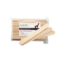 Lycon 라이콘 왁싱 스파츌라 나무 스틱 1000개입, 1개