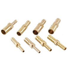 파이프 25mm 14mm 8mm 가시 커넥터 커플러 10mm 5mm 황동 6mm 12mm 양방향 피팅 감속기 4mm 바브 호스 스트레이트 16mm 19mm, 1개