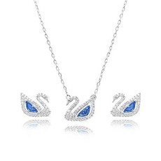 스와로브스키귀걸이목걸이세트