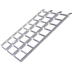 Yutrax YUTRAX® 78 3중 램프 알루미늄 1750lb. 용량 전체 테일게이트에 걸쳐 키가 큰 차량의 경우 긴 길이 쉬운 적재 ATV/UTV, 70-Inch Tri-Fold, 1개