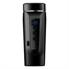 12V/24V 자동차 스마트 전기 주전자 전기포트 커피포트 400ml, 블랙