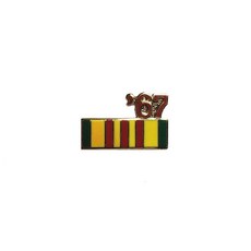 Vietnam Veteran 1967 Ribbon Lapel Hat Pin Marines Army 베트남 참전 용사 1967 리본 옷깃 모자 핀 해병대 육군 해군 공군 PPM79 - 참전용사모자