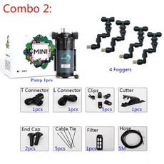 Répteis fogger névoa sprinkler floresta tropical tanque pet sistema de refrigeração umidificação rép, 빗 2
