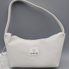 EMIS 이미스가방 뉴 레더 호보 백 아이보리 국내배송
