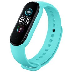 밴드 5 실리콘 6 7 8 밴드 5 손목 4 미밴드 7 3 샤오미 6 밴드 스포츠 스트랩, 129) turquoise 32-Mi band 4