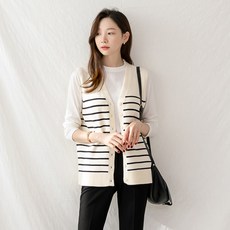 스트라이프조끼