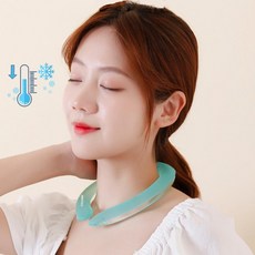 다쓱 아이스 넥쿨러링 얼음목걸이 목튜브 얼음목걸이, 블루
