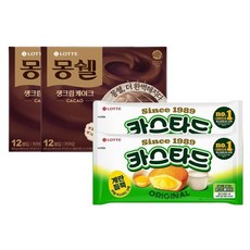 롯데 몽쉘 카카오 12개입 2박스 + 카스타드 오리지날 10개입 2박스, 2개