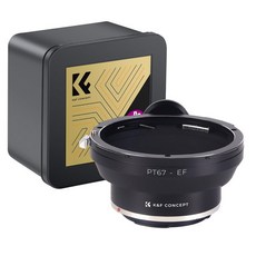 K&F Concept PENTAX67-EOS Pentax 67 Canon EOS 렌즈 마운트 어댑터 렌즈- 카메라 장착용, 1개