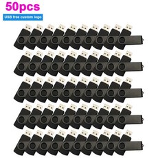 정의 로고 디지털 20 USB 플래시 드라이브 Pendrive 선물 스틱 50 개/묶음, 2GB x 50Pcs, Green, 50개