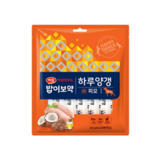 밥이보약 도그 하루양갱 간식 피모 28p, 7개