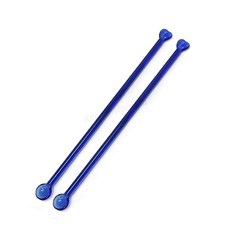 Bestra 홈카페 하트 유리머들러, 하트 블루, 2개