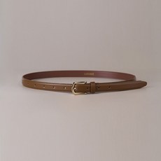 라미네즈 Standard Vegan Leather Belt - Brown( Gold )