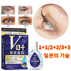 1+1/2+2 일본 눈노화 눈의피로 황반 변성 눈 영양제 시원한 점안액 안구건조증 눈물액