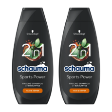 샤우마 스포츠 파워 2in1 샴푸 400ml X 2개 / Schauma Sports power