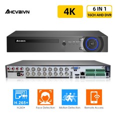 4K 16CH 비디오 모니터링 녹화기는 가정 안전 지원에 사용되는 CCTV DVR 얼굴 검측 HDD 8MP 영상 출력 H.265 AHD DVR, 없다, 미국 플러그