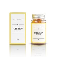 수수루스 수제 유기농 입덧캔디 진저 스위트 75g 임부간식