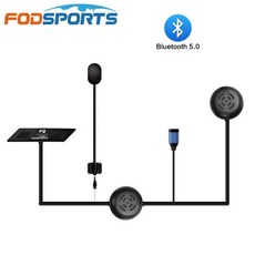 오토바이블루투스 무전기 Fodsports F2 오토바이 인터콤 블루투스 헬멧 헤드셋 1000M BT50 인터폰 C 타입 USB 음성 프롬프트