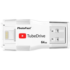 포토패스트 아이폰 TubeDrive OTG USB메모리 TUBEDRIVE64GB, 64GB