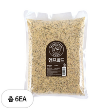 월드그린 싱싱 햄프씨드, 800g, 6개