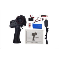 2.4G 3CH 송신기 키트 원격 컨트롤러 2 in 1 수신기 ESC RC 보트 MN 1/12 MN90 91 99S MN86S WPL D12 RC 자동차|부품 & 액세서리|, 단일, 1개, Transmitter USB B