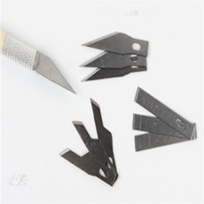 달복상점 아트 나이프 칼날 리필 커터칼날리필, 5P