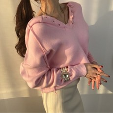 바이름 / (무료배송)치즈 후드니트