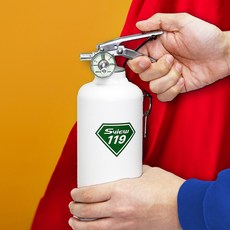 에스뷰 119 국산 차량용 소화기 차량 자동차 주방 용 캠핑 1kg 가정(겸용), 블랙, 1개