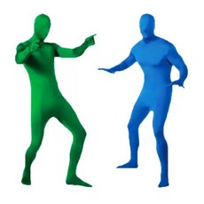 크로마키 의상 특수효과 촬영 전신 배경 영상 쫄쫄이, 1개, 녹색 중