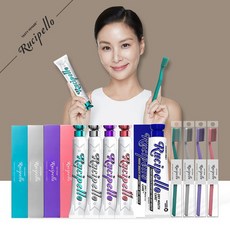 루치펠로 시그니처 치약 4개+칫솔 4개[+오아시스 치약], 없음