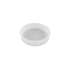사각 몰드 라운드 데스크탑 세트당 원형 매트 크리스탈 수제 벽돌몰드 점판 테이블 송진, 두꺼운 원형 컵 받침 몰드, 1개
