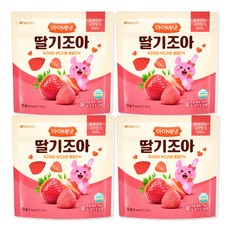 해호 아이배냇 딸기조아 딸기100%, 12g, 4개