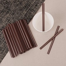 커피빨대 커피스틱 모음 1000P 일회용 브라운, 1, 1개