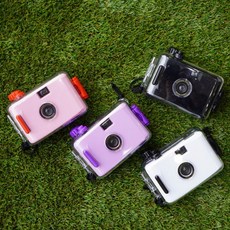 토이카메라 방수필름카메라 단품 / 방수케이스 포함 / 다회용 사용, 옐로우, 1개