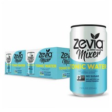Zevia 제비아 Zero Calorie Mixer Tonic Water 제로 칼로리 토닉 워터 음료 222ml 12개