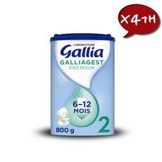 GALLIA 프랑스 분유 갈리아 갈리아제스트 프리미엄 2단계 800g 4개세트