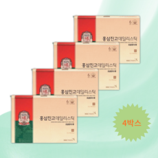 정관장 홍삼진고 데일리스틱 10g x 20포 4박스, 20회분