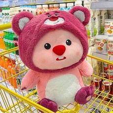 잔망루피 딸기곰 랏소베어 인형 애착인형