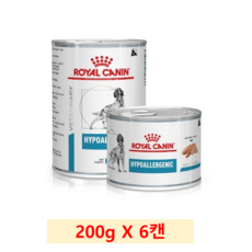 로얄캐닌 하이포알러제닉 습식 캔 작은 캔 200g X 12개