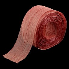 QDY 선물 포장 교수형 활 만들기 재료 4cm 오렌지에 대한 10 야드 주름 오간자 리본 공예